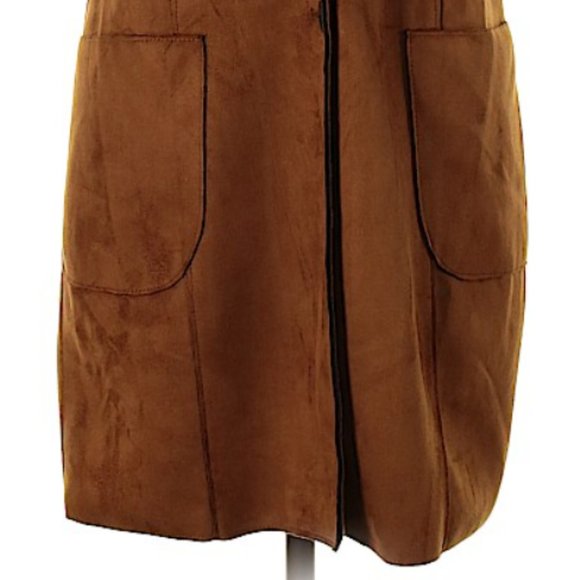 NWT Lemon Tart Etseri Faux Suede Vest - Picture 3 of 5